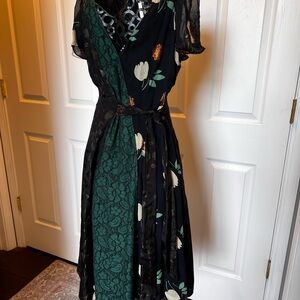 Anthropologie Black Backless Dress